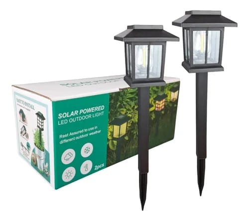Lampes Solaires Exterieures Jardin, 2 Pièces