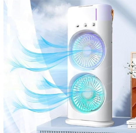 Ventilateur Portable À Double Extrémité Avec Refroidisseur