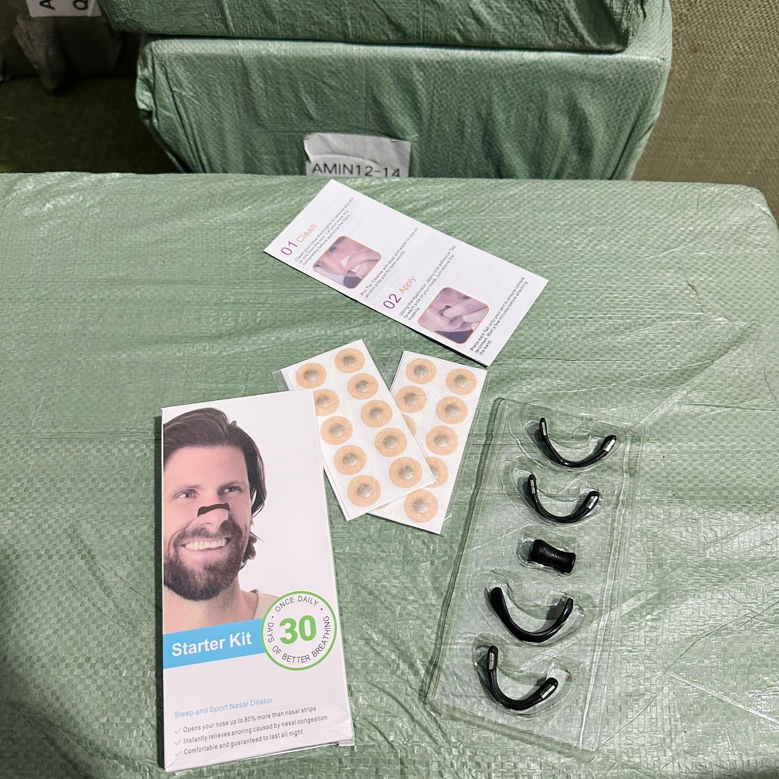 60PCS Bande Nasale Magnétique