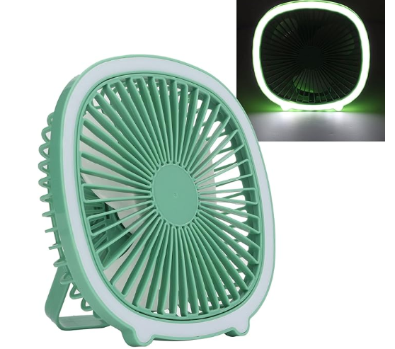 Mini Ventilateur LED Multifonction 3-en-1 « Gentle Breeze »