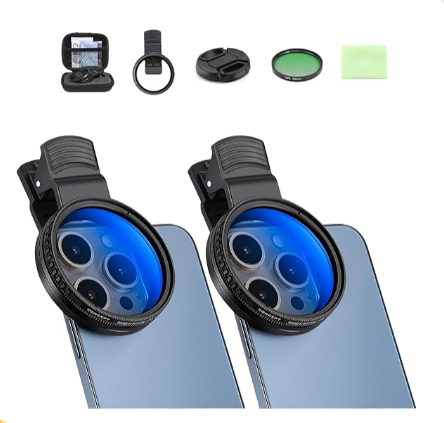 52mm Clip-0n CPL Phone Camera Lens Filter