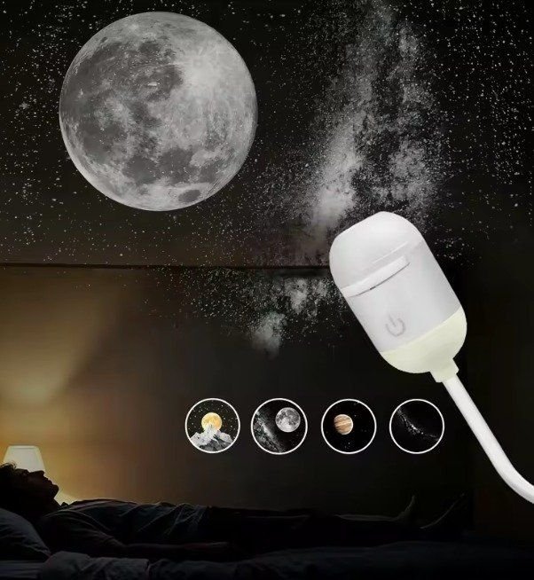 Plug‑and‑Play USB Galaxy Star Projector (6Pcs)