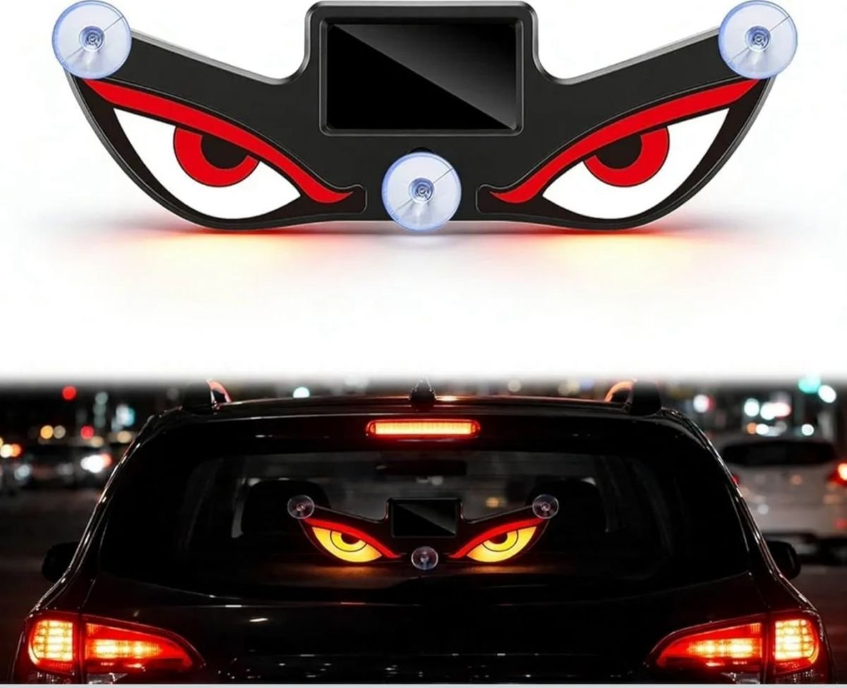 Solar Devil Eye Car Window Light